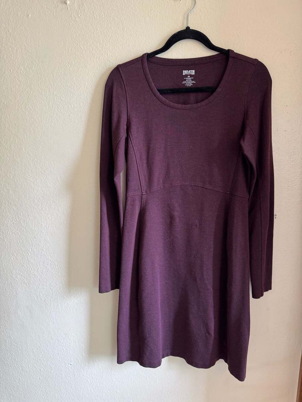 Duluth Trading Co Women's Long Sleeve Ponte Knit Dress Womens XS W179